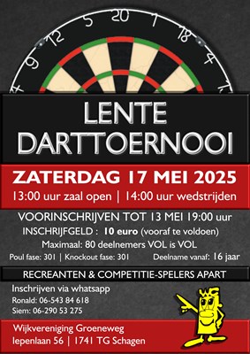 Flyer lente darts 2025